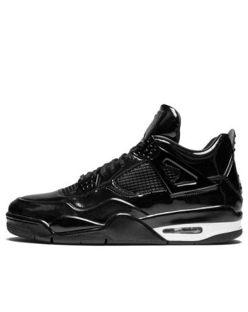 Air Jordan 4 Retro 11Lab4 ‘Black Patent Leather’ 719864-010